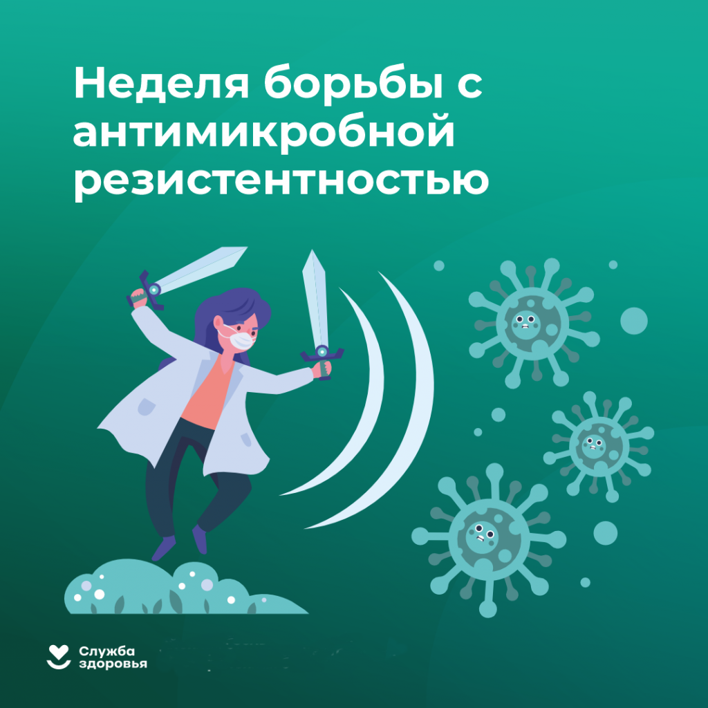 Неделя борьбы с антимикробной резистентностью..