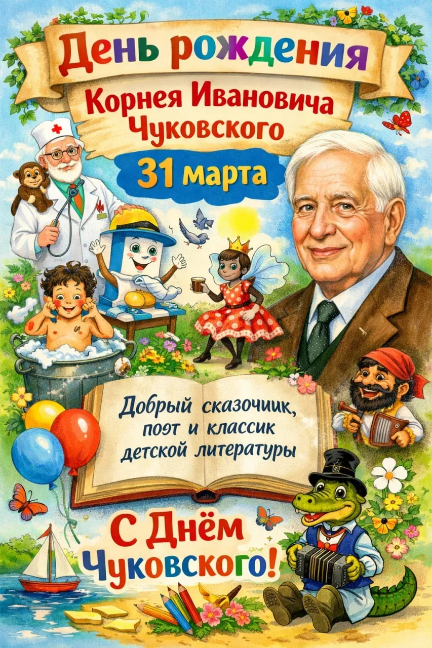 Парад любимых героев Корнея Чуковского: творческие будни пришкольного лагеря.#НавигаторыДетства71#ВыборТулы.