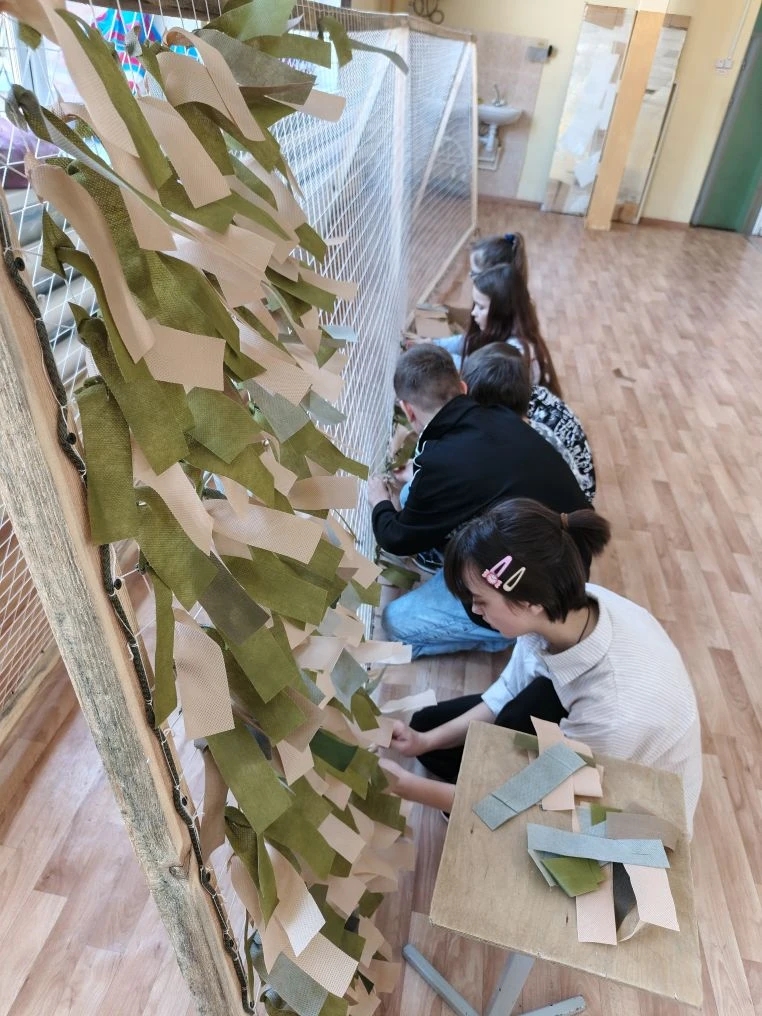 Плетение маскировочных сетей для бойцов СВО.#НавигаторыДетства71#ВыборТулы.